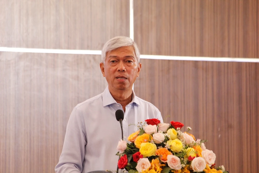 Phó Chủ tịch UBND TP.HCM Võ Văn Hoan phát biểu tại hội nghị. Ảnh: NHẪN NAM Phó Chủ tịch UBND TP.HCM Võ Văn Hoan phát biểu tại hội nghị. Ảnh: NHẪN NAM