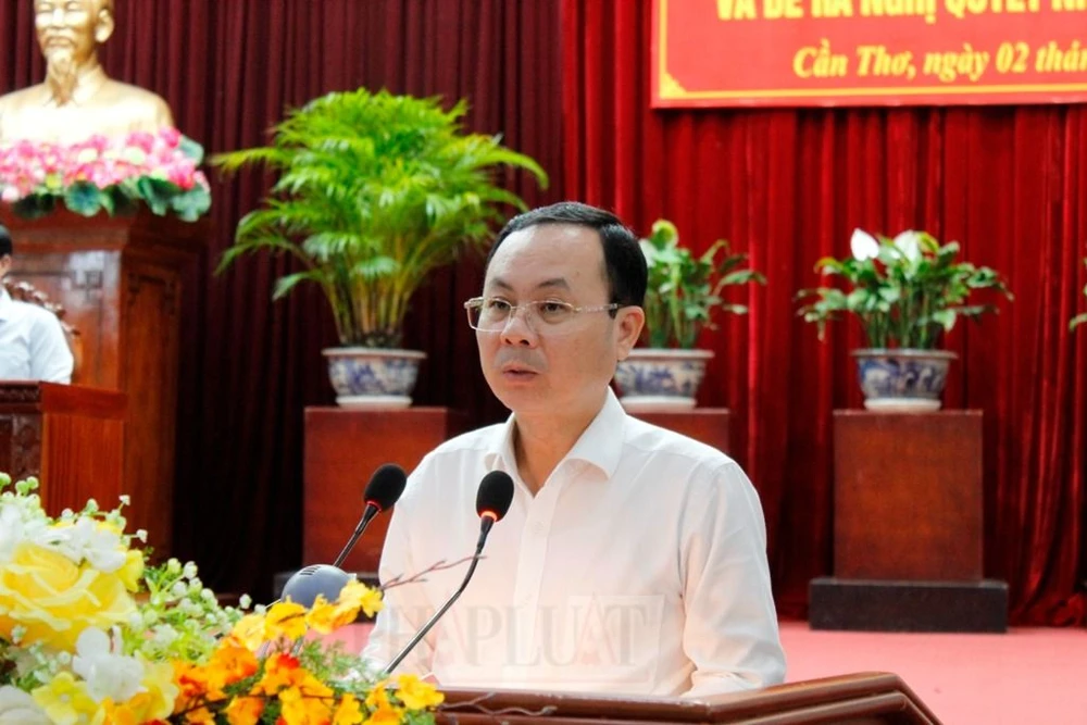 Bí thư Thành ủy Cần Thơ Nguyễn Văn Hiếu