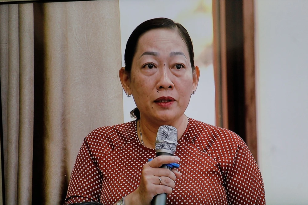 Chủ tịch UBND quận Bình Thủy Phan Thị Nguyệt