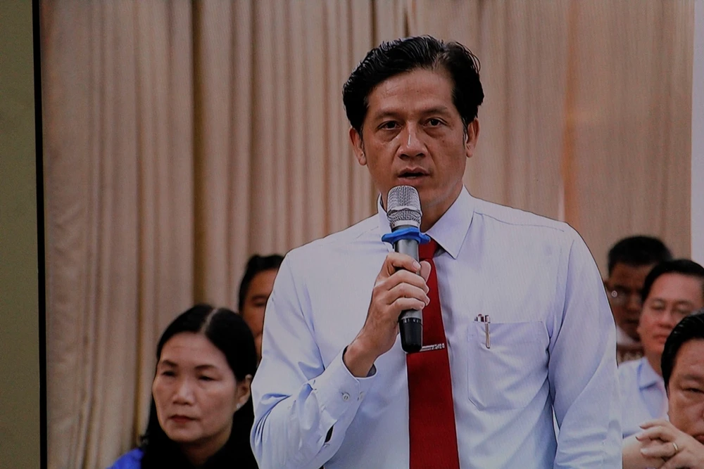 Chủ tịch UBND quận Ninh Kiều Huỳnh Trung Trứ