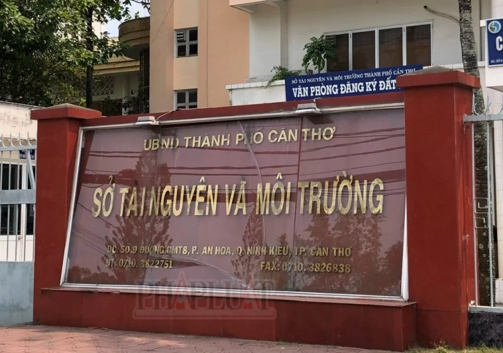 kết luận thanh tra tại Sở TN&MT TP Cần Thơ