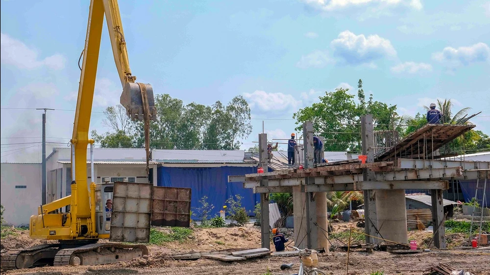 thi công đường Vành đai phía Tây TP Cần Thơ