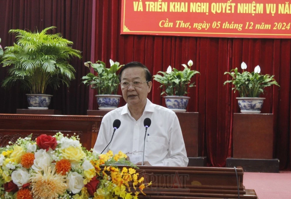 Trưởng Ban Tổ chức Thành ủy Cần Thơ Lê Tấn Thủ