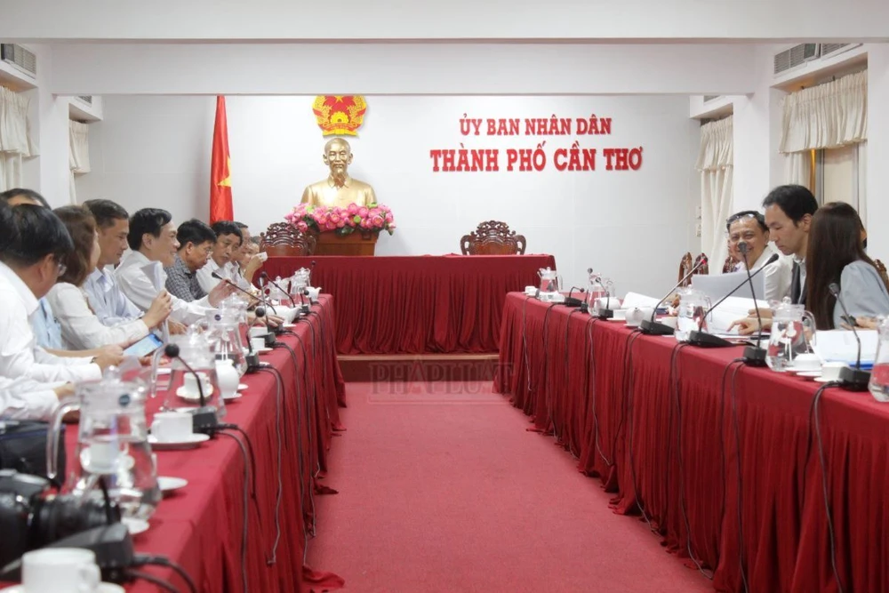 TP Cần Thơ làm việc với đoàn công tác JICA Việt Nam