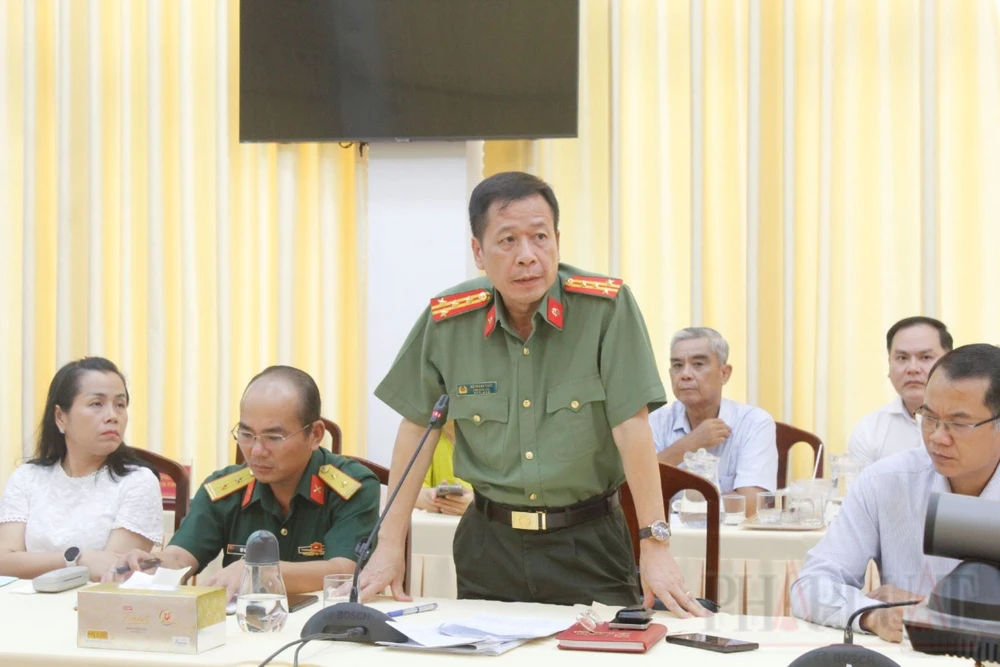 Đại tá Vũ Thành Thức - Phó Giám đốc Công an TP Cần Thơ.