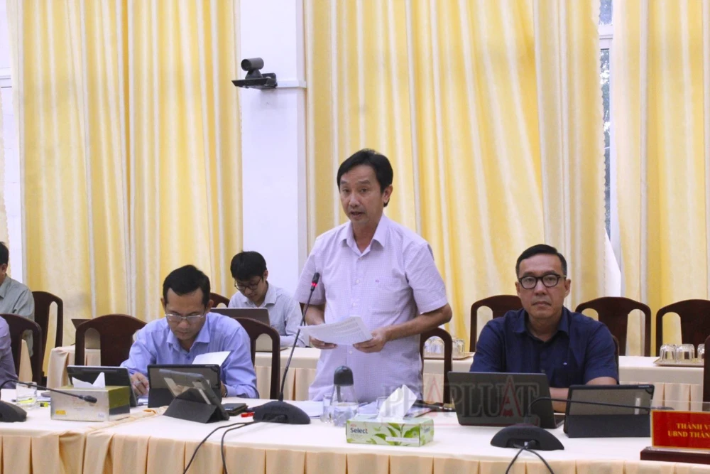 Ông Lê Tiến Dũng - Giám đốc Sở Xây dựng TP Cần Thơ