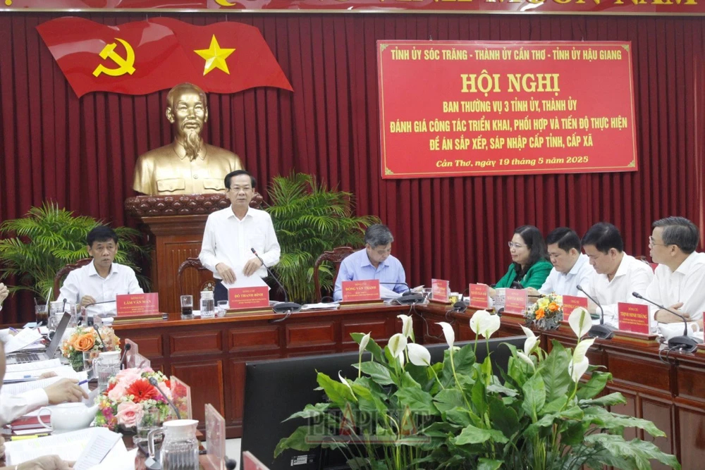 Thành ủy Cần Thơ họp với Tỉnh ủy Sóc Trăng và Hậu Giang