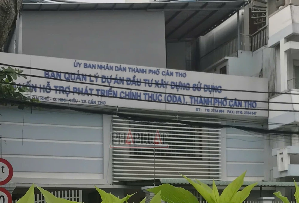 Trụ sở Ban ODA TP Cần Thơ