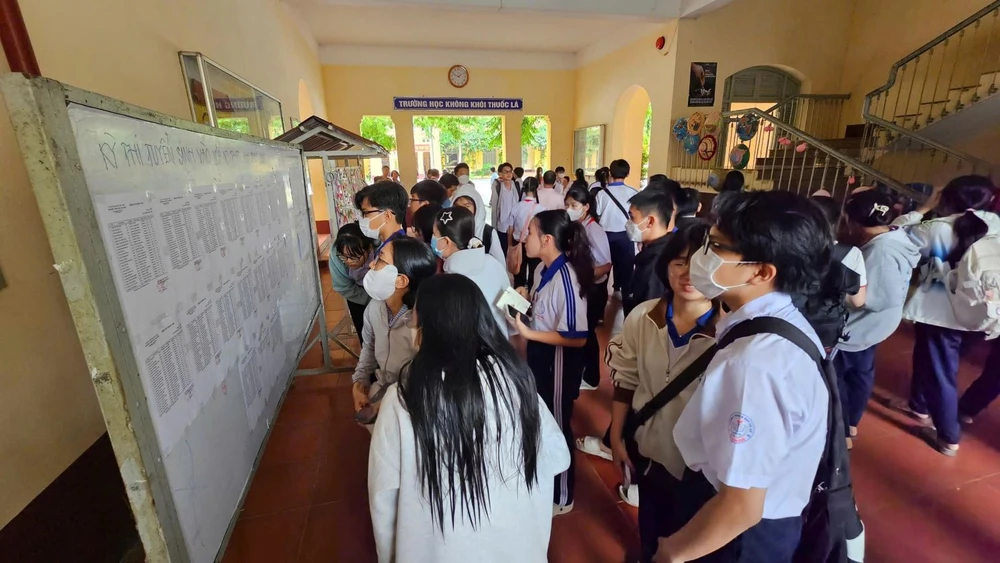 Học sinh thi vào lớp 10 THPT ở TP Cần Thơ
