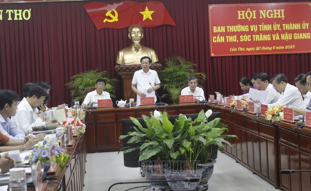 TP Cần Thơ họp với Sóc Trăng và Hậu Giang chiều 20-6