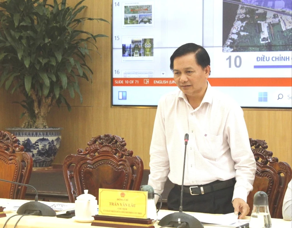 Chủ tịch UBND TP Cần Thơ Trần Văn Lâu.