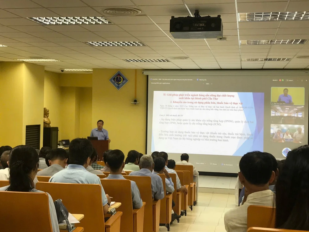 Hội thảo sầu riêng tại TP Cần Thơ