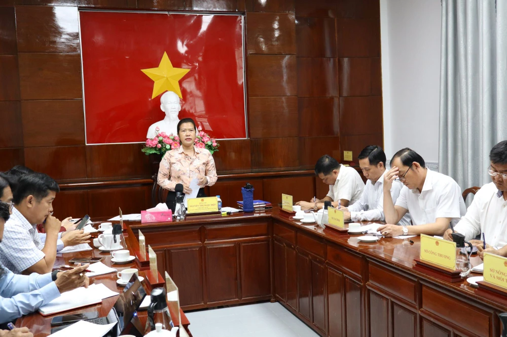 Phó Chủ tịch UBND TP Cần Thơ Nguyễn Thị Ngọc Điệp.