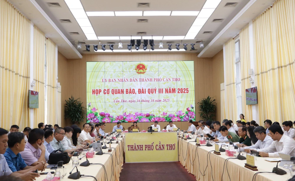 TP Cần Thơ họp cơ quan báo, đài quý III-2025