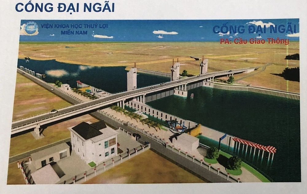 giải pháp cống âu thuyền Đại Ngãi