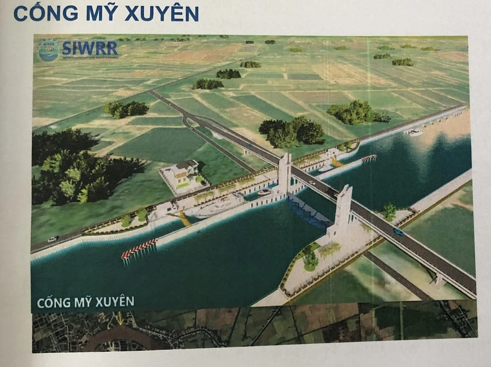 Giải pháp cống âu thuyền Mỹ Xuyên