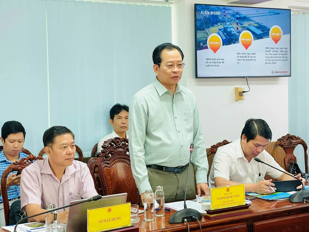 họp về dự án điện sinh khối Cần Thơ