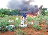 Máy bay chở hàng viện trợ COVID-19 rơi ở Somalia