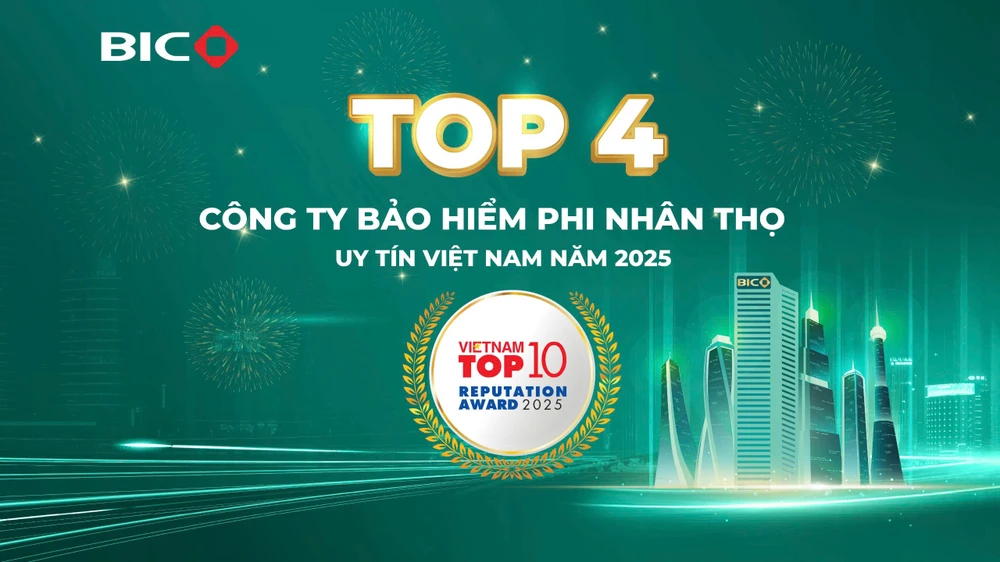 BIC lọt TOP 4 Công ty bảo hiểm phi nhân thọ uy tín
