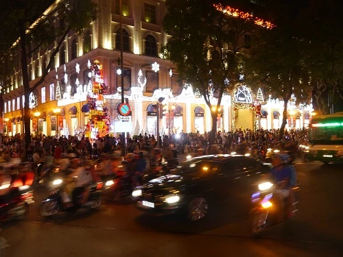 Người dân TP.HCM rộn ràng đón Giáng sinh ảnh 5