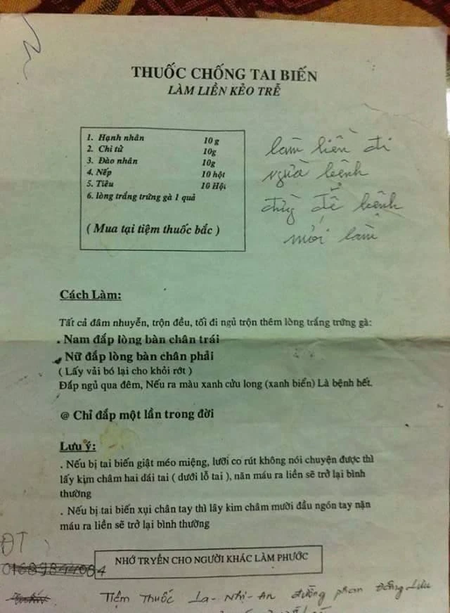 Đắp thuốc vào gan bàn chân để chống tai biến: Chỉ là trò lừa bịp! ảnh 2