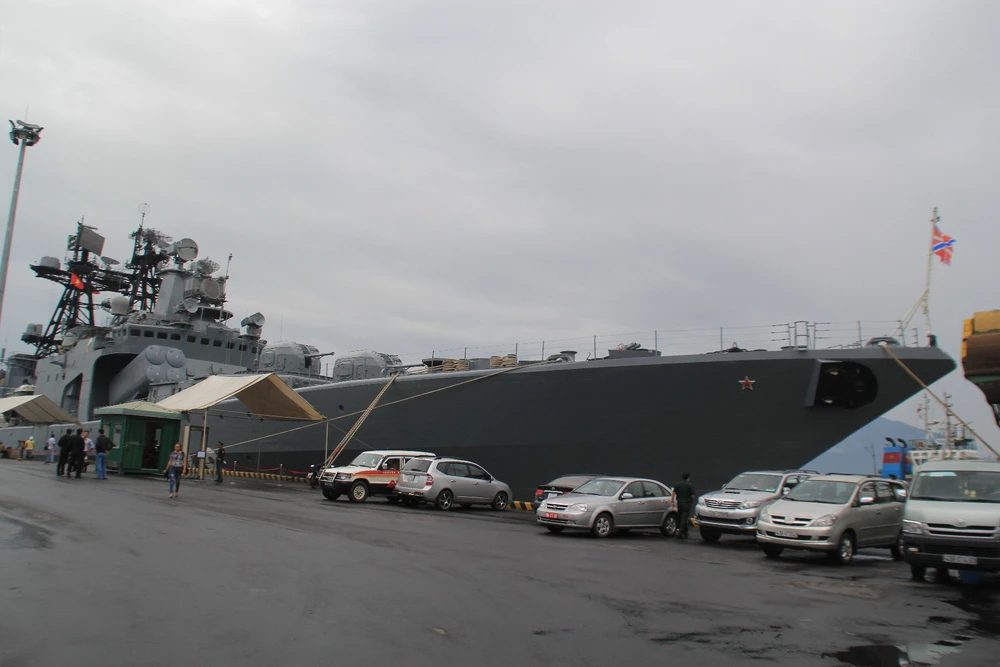 Tàu ‘siêu chống ngầm’ hải quân Nga chính thức cập cảng Tiên Sa ảnh 2