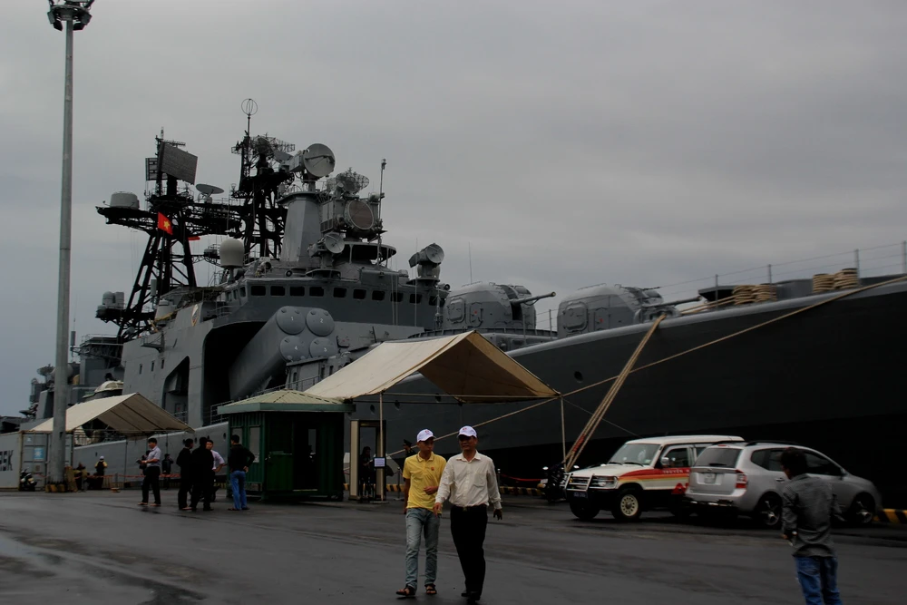 Tàu ‘siêu chống ngầm’ hải quân Nga chính thức cập cảng Tiên Sa ảnh 7