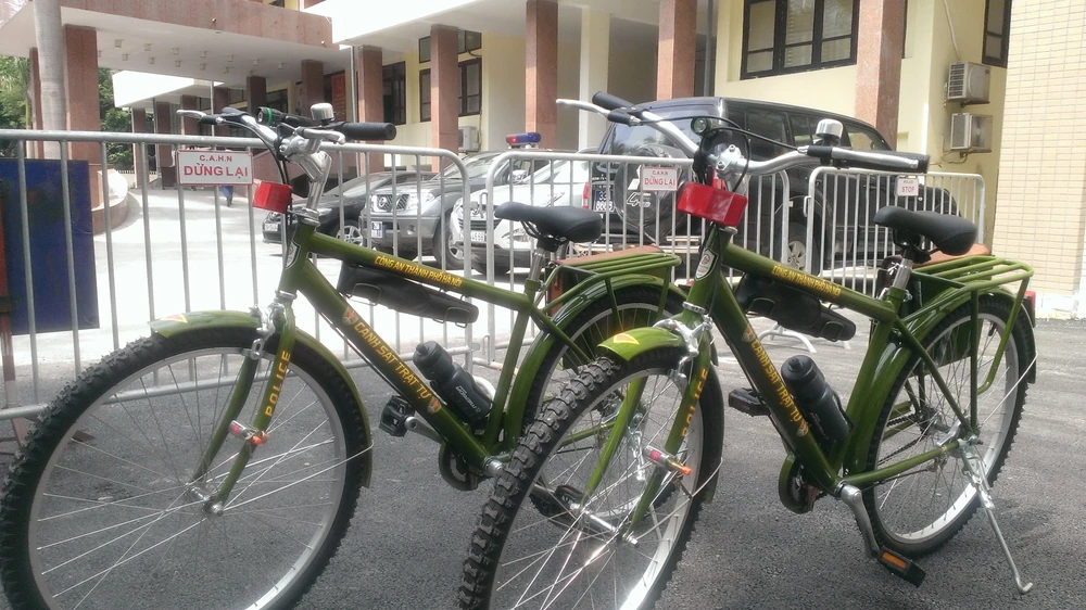 Chính thức ra mắt xe đạp đi tuần của Công an Hà Nội ảnh 8