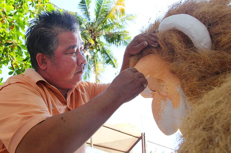  Đường hoa Nguyễn Huệ tết Bính Thân đang dần hoàn thiện ảnh 8