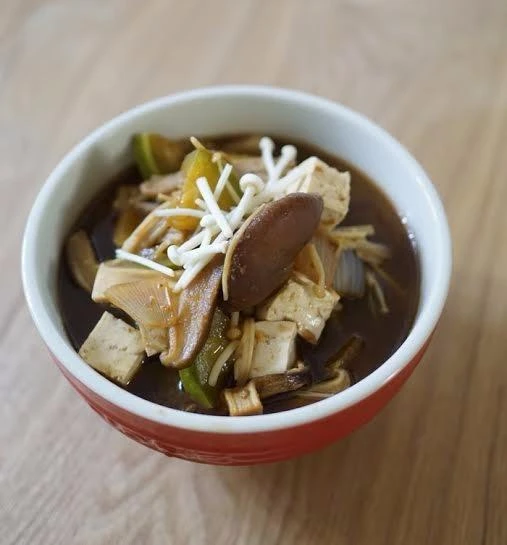 Súp miso.