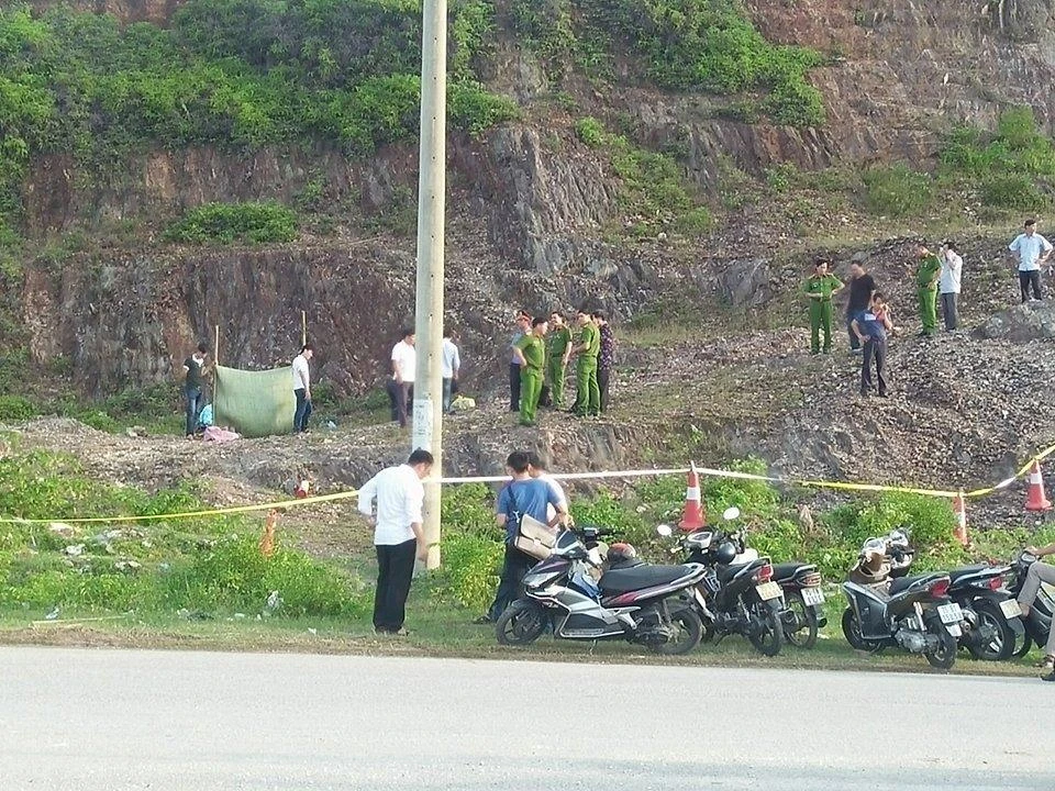 hiện trường người phụ nư tự thiêu