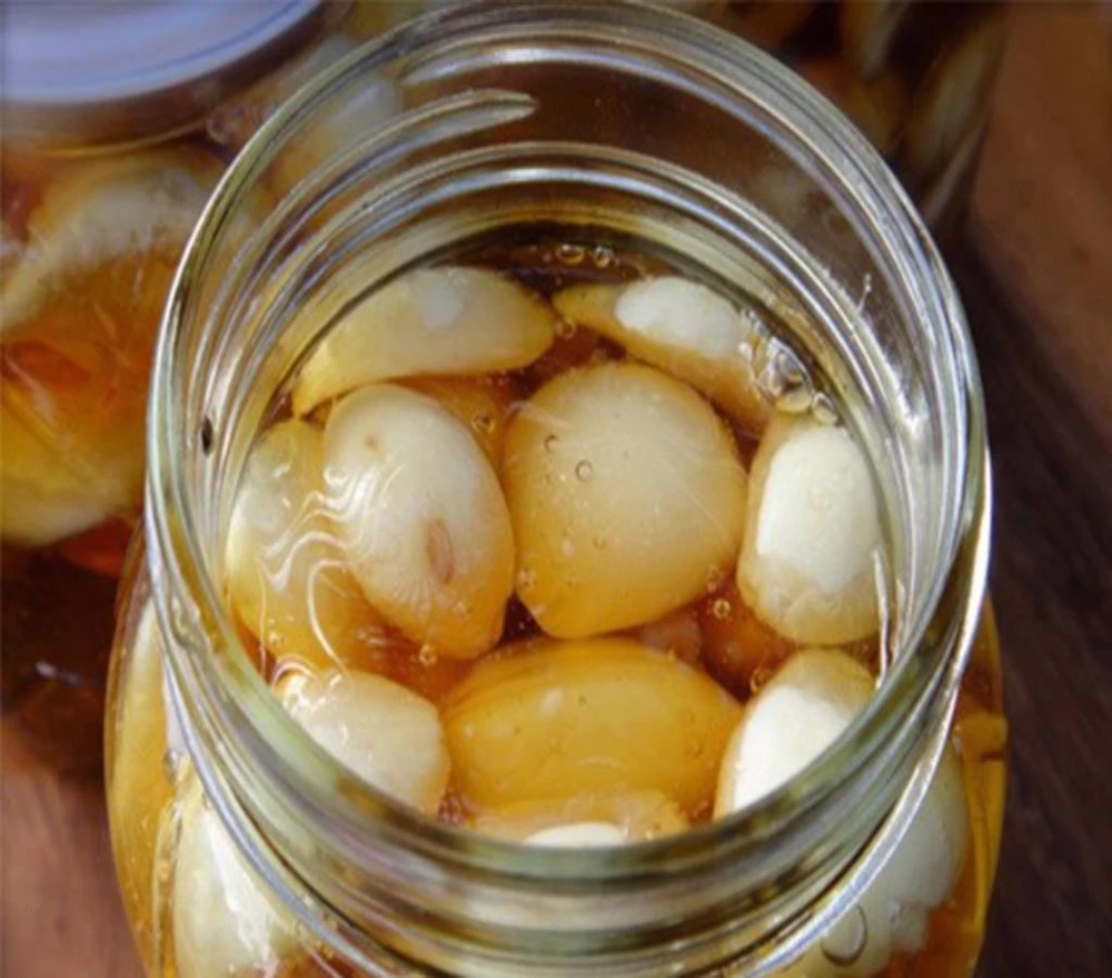 tỏi ngâm mật ong trị ho