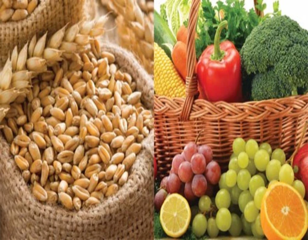 rau quả ngũ cốc