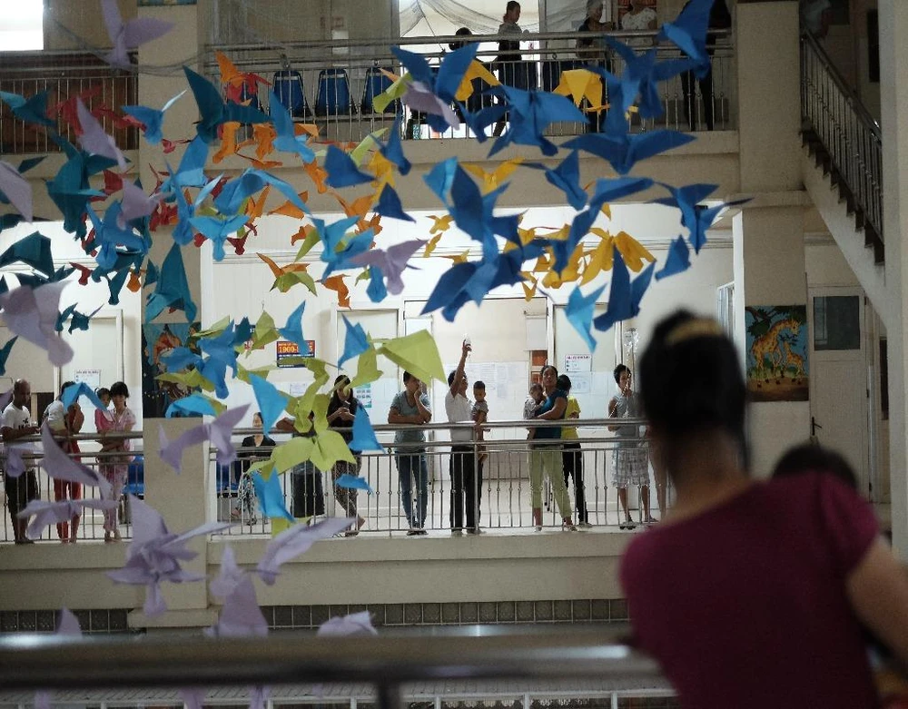 Hình ảnh xúc động tại BV Trung ương Huế