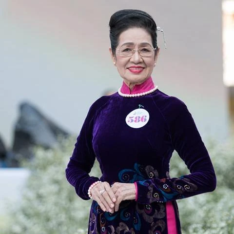 Thí sinh U80 đoạt giải nhất Duyên dáng áo dài năm 2019 ảnh 2