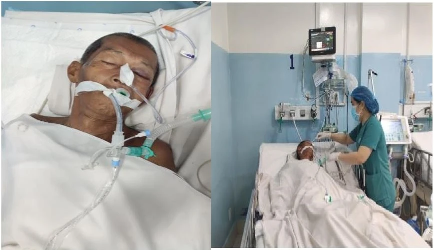 Hình ảnh bệnh nhân đang được chăm sóc, điều trị tại BV Nhân dân Gia Định. Ảnh: BVCC Hình ảnh bệnh nhân đang được chăm sóc, điều trị tại BV Nhân dân Gia Định. Ảnh: BVCC