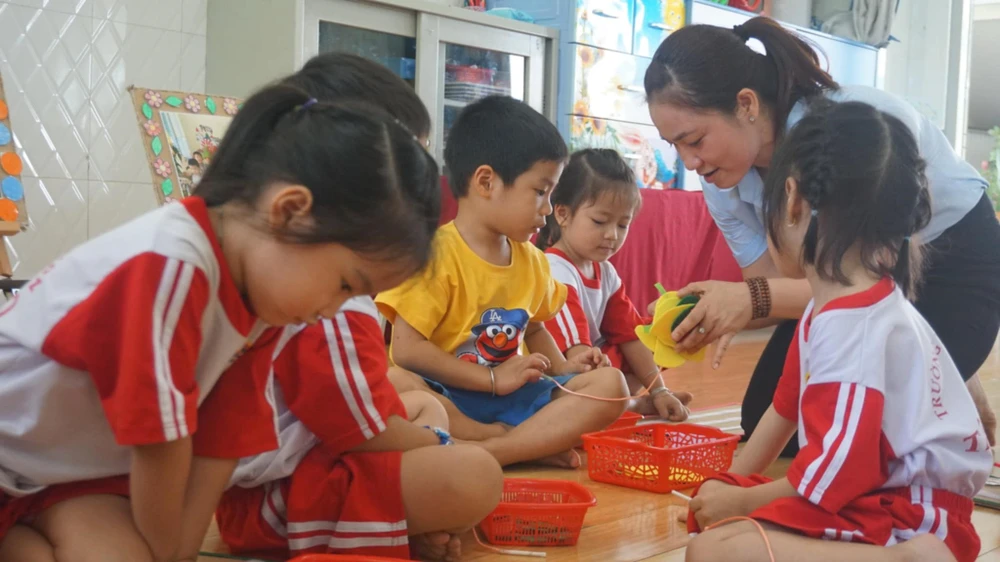 Trường mầm non cho con công nhân