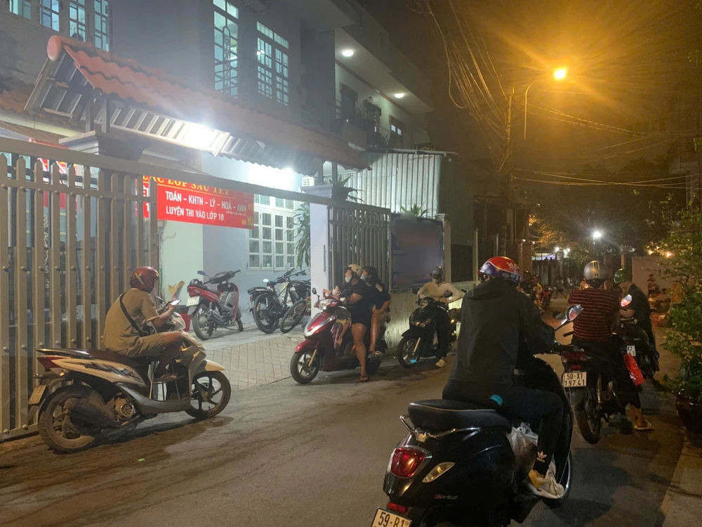 không dạy thêm sau 20 giờ