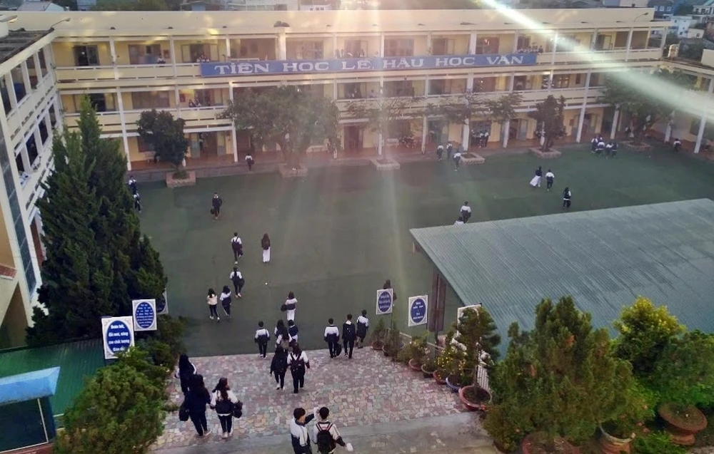 Học sinh các cấp (trừ mầm non) tỉnh Lâm Đồng sẽ tựu trường ngày 25-8.