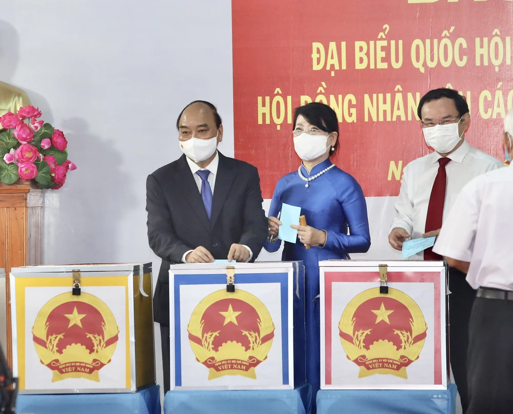 Hơn 69 triệu cử tri cả nước đi bầu cử ảnh 76