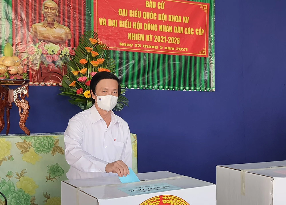 Hơn 69 triệu cử tri cả nước đi bầu cử ảnh 11