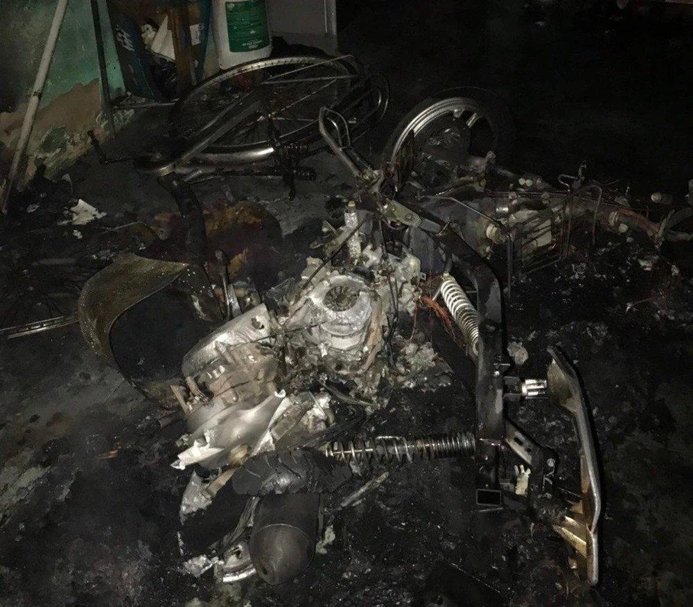 Hiện trường vụ cháy