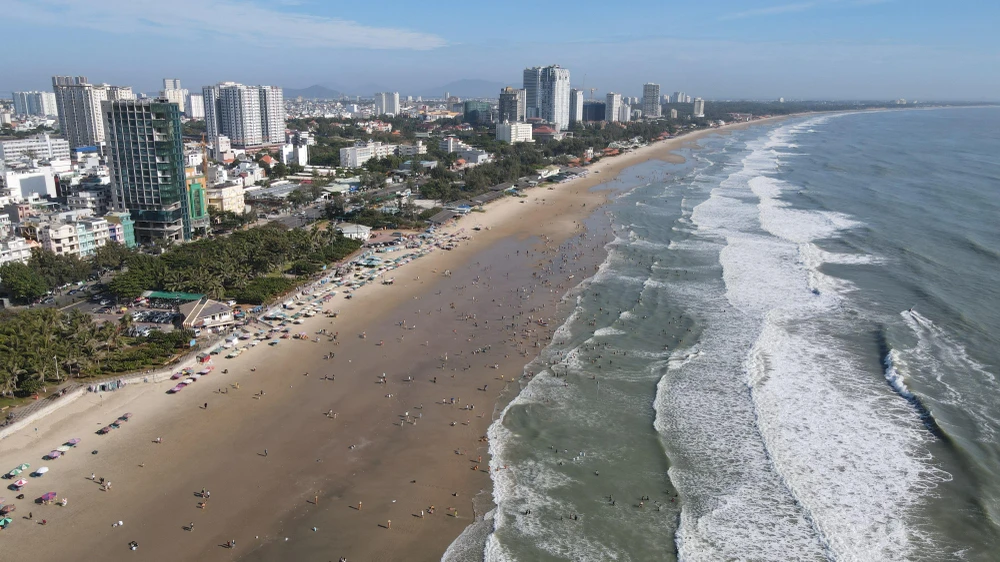 Bãi Sau biển Vũng Tàu. Ảnh: TK