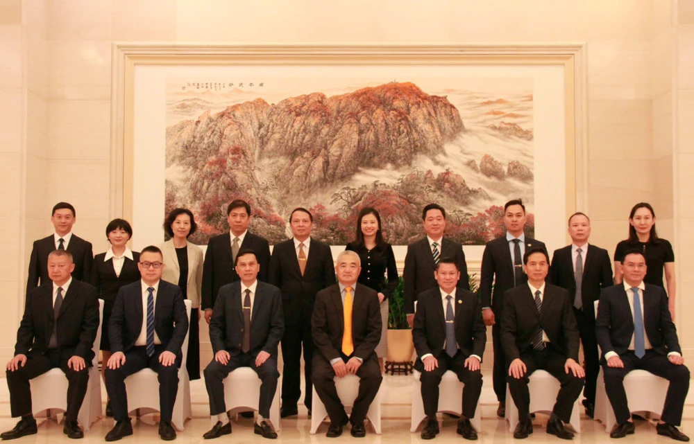 Các đại biểu tham dự Hội nghị song phương lần thứ 9 về hợp tác phòng, chống ma tuý giữa Việt Nam - Trung Quốc. Ảnh BCA