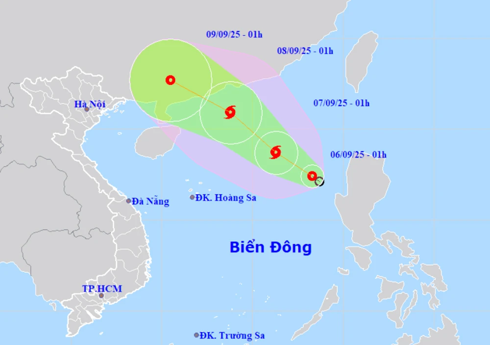 Áp thấp nhiệt đới trên Biển Đông khả năng mạnh lên thành bão