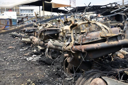 Đa số các xe cháy đều là xe tay ga