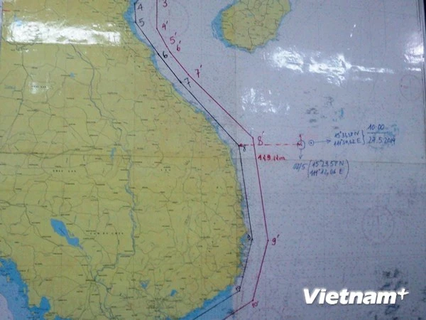 Vị trí mới của giàn khoan Trung Quốc ảnh 1
