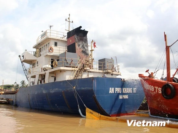 Cứu hộ thành công tàu 2.000 tấn bị nước tràn trên sông Đồng Nai ảnh 1