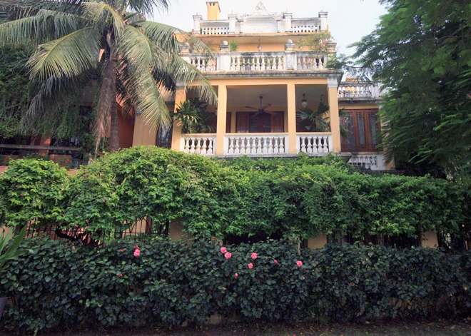 Những căn nhà phủ cây xanh mướt bên bờ hồ Tây ảnh 3