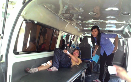 Lật xe lửa trong khu du lịch núi Bà Đen, 8 người bị thương ảnh 1